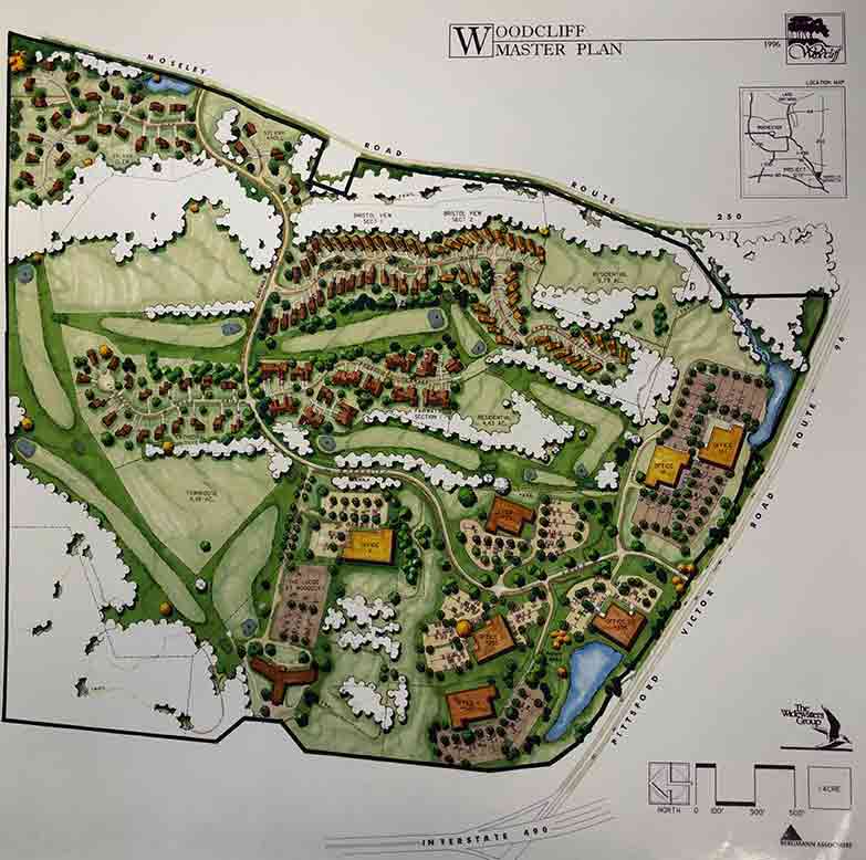 Woodcliff site map